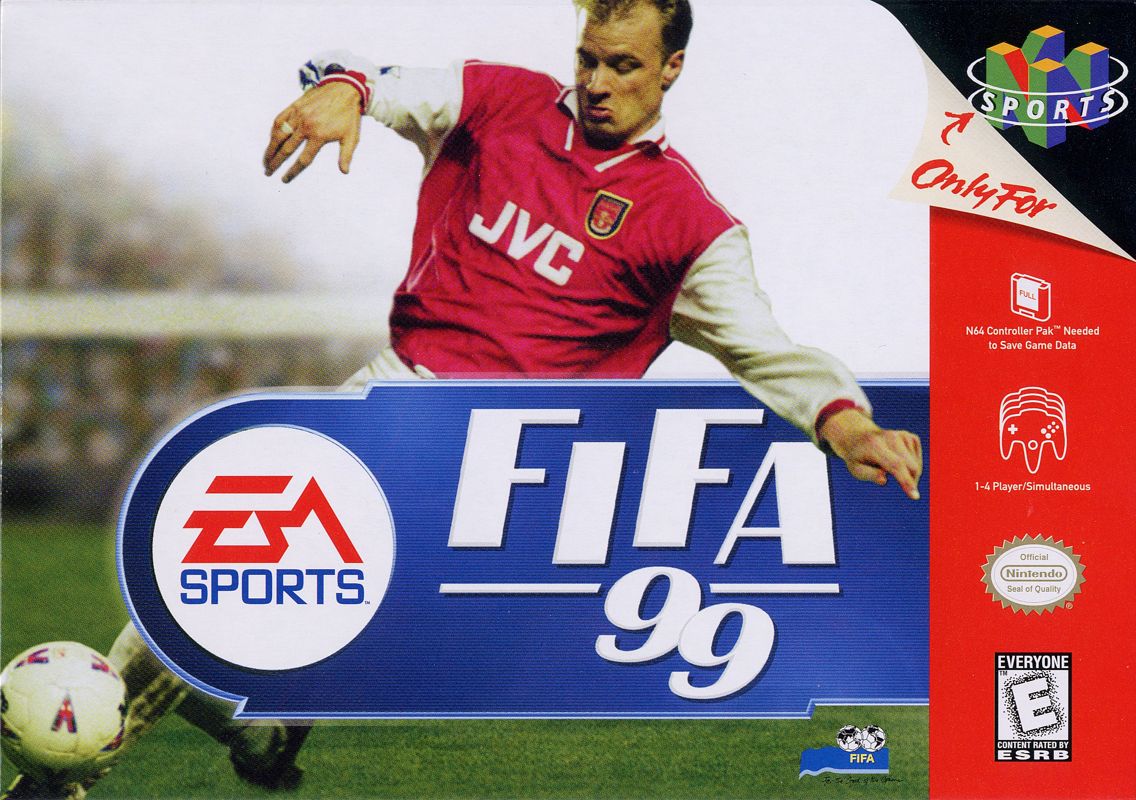 FIFA 99 box art for Nintendo 64